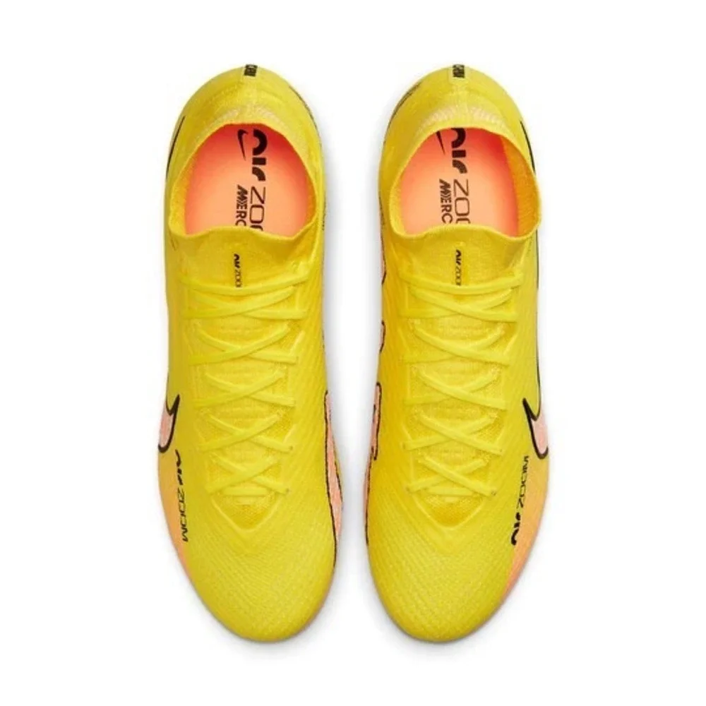 Nike Mens Zoom Superfly 9 Elite FG Football Cleats DJ4977-780 Yellow Srike Sz 13